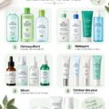 Femme appliquant une routine de soins du soir sur sa peau grasse