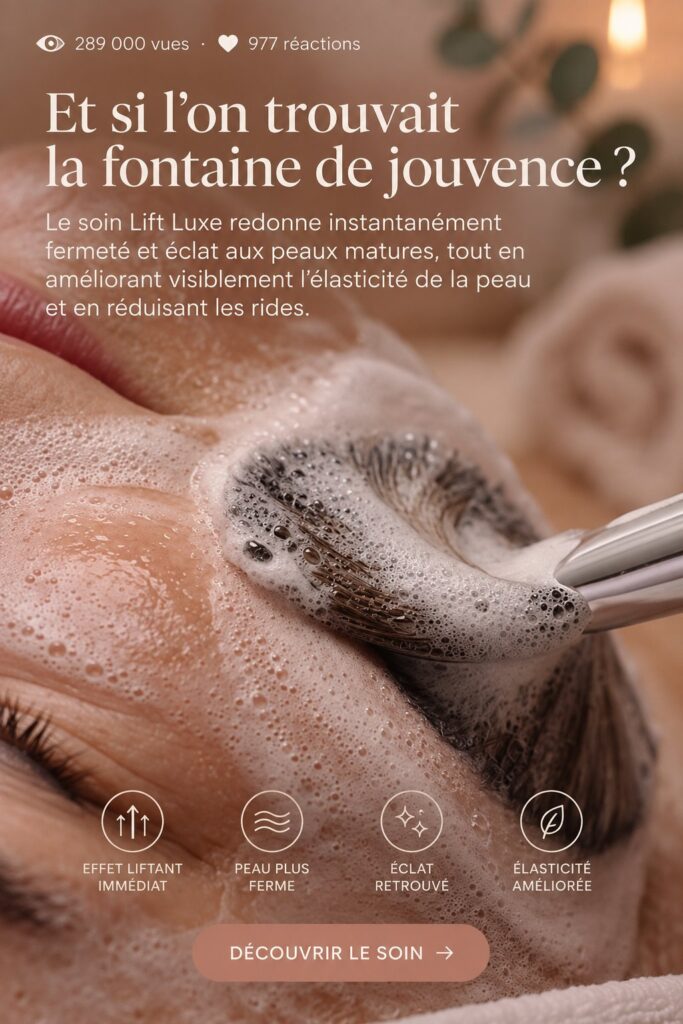 Soin anti-âge pour une peau éclatante et revitalisée