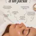 Femme se faisant un soin du visage relaxant au spa, idéal pour offrir en cadeau.