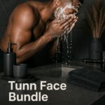 Un Tunn Face Bundle comprenant divers incontournables de maquillage présentés élégamment sur une table.