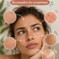 Femme appliquant un masque facial dans un cadre relaxant, un moment de detox pour la peau.