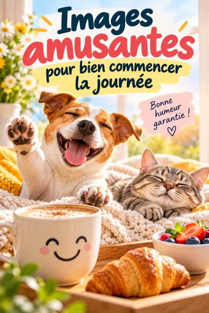 Femme riant en regardant des images amusantes sur son téléphone le matin