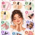 Femme appliquant du maquillage dans l'ordre correct pour un résultat parfait
