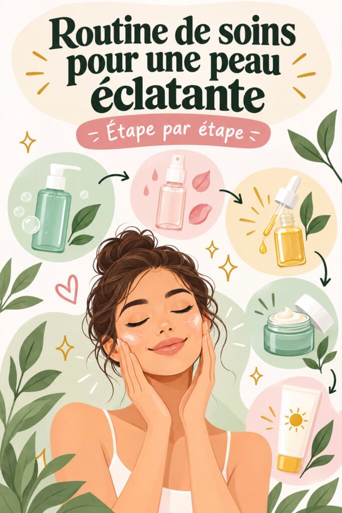 Femme appliquant une crème hydratante sur son visage dans un cadre serein.