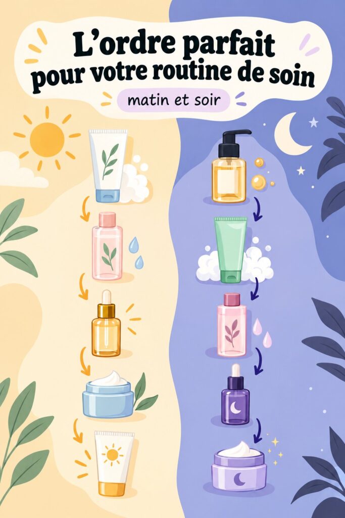 Image d'une femme appliquant un soin du visage dans sa routine de beauté quotidienne.