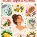 Une femme souriante profitant d'un moment de bien-être avec des huiles essentielles.