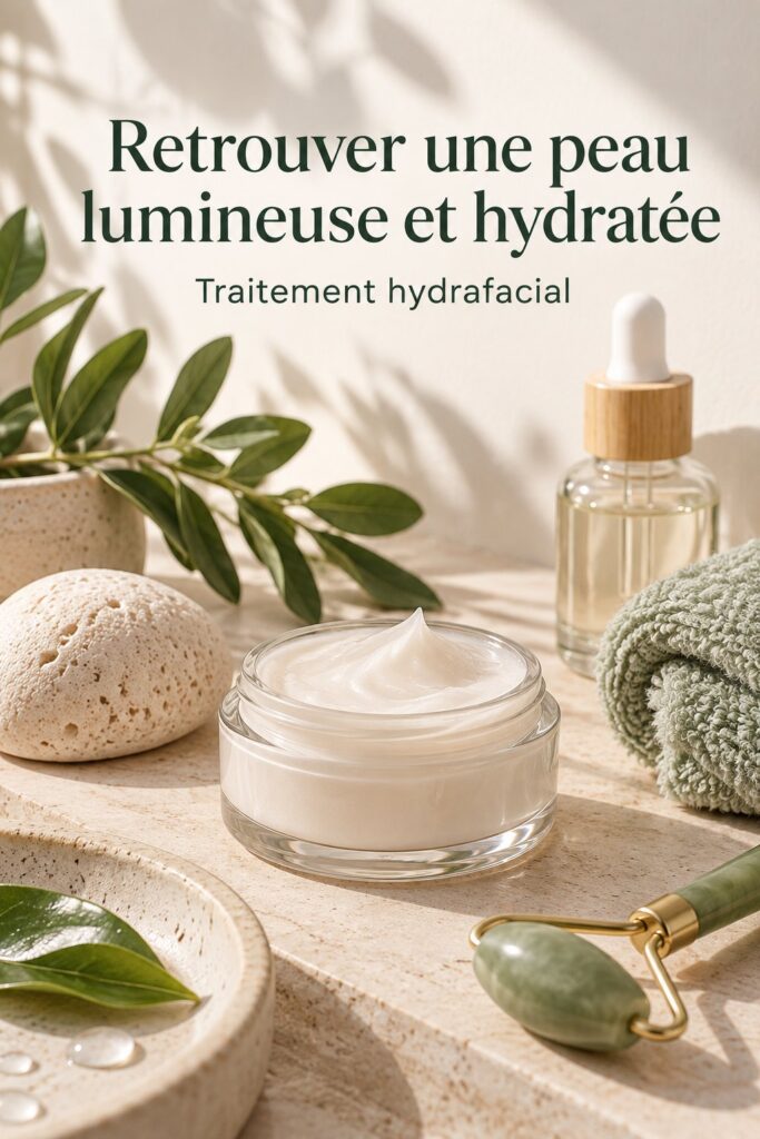 Soin Hydrafacial pour une peau éclatante et hydratée