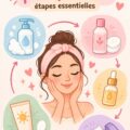 Sélection de produits de soins de beauté pour une peau éclatante