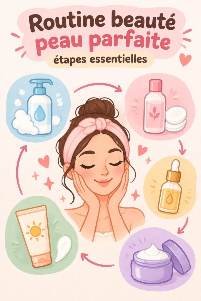 Sélection de produits de soins de beauté pour une peau éclatante